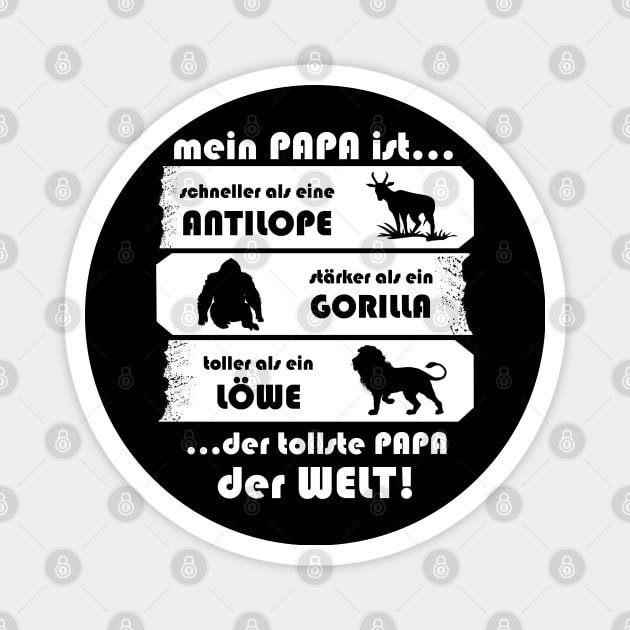 Vatertag Baby Kind Mama Geschenk Magnet by FindYourFavouriteDesign